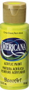 Americana Acrylics Citron Green DecoArt