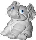 Fun Elephant Sitting Statue