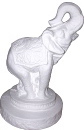 Circus Elephant on Base Plaster Statue