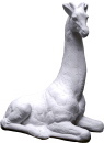 Giraffe Lying Down Plaster Statue Small