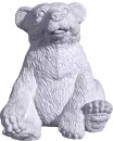 Snuggles the Bear Plaster Statue