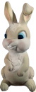 Bunny Seated Plaster Statue