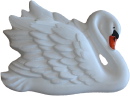Swan Plaster Plaque