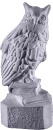 Owl on Books Plaster Statue