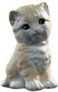 Kitten Seated Plaster Statue