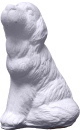 Small Dog Plaster Statue