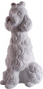 Fancy Poodle Plaster Statue