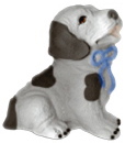 Puppy Plaster Statue a