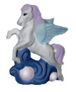 Pegasus on Cloud Plaster Statue