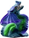 Small Dragon Looking Up Plaster Statue