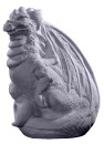 Dragon Medium Plaster Statue