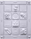 Baby Stuff Birth Plaster Plaque Rectangular