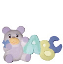 ABC Bear Plaster Plaque