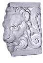 Lion Plaster Bookend