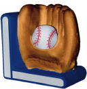 Baseball Glove Plaster Bookend