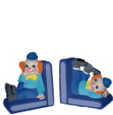 Clowns Relaxing Plaster Bookends Set
