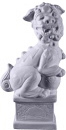 Foo Dog Plaster Bookend Left