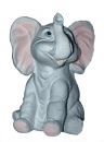 Elephant Unpainted Plaster Piggy Bank
