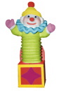 Jack in the Box Unpainted Plaster Piggy Bank