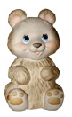 Teddy Bear Unpainted Plaster Piggy Bank