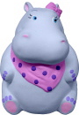 Hippo Unpainted Plaster Piggy Bank