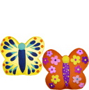Double Sided Butterfly Unpainted Plaster Piggy Bank