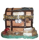 Treasure Chest Unpainted Plaster Piggy Bank