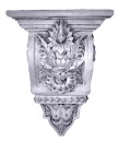 Flowers Plaster Bracket Corbel XL