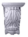 Acanthus Leaf Drapery Plaster Bracket Corbel
