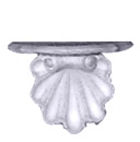 Shell Plate Stand Plaster Bracket Corbel