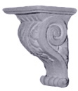 Acanthus with Shelf Plaster Bracket Corbel