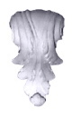Curled Feather Drapery Plaster Bracket Corbel