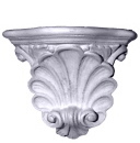 Oyster Shell Plaster Bracket Corbel