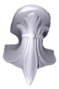 Tiny Fleur de lis Plaster Bracket Corbel