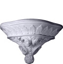Grapes and Leaves Plaster Bracket Corbel