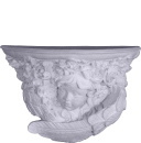 Angel in Flowers Plaster Bracket Corbel