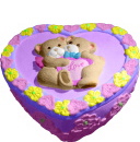 Huggy Bears Unpainted Plaster Trinket or Jewelry Box
