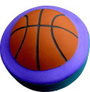 Basketball Unpainted Plaster Trinket or Jewelry Box
