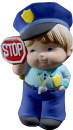Policeman Boy Plaster Statue