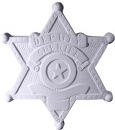 Deputy Sheriff Badge Plaster Plaque