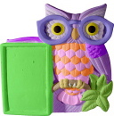 Owl Notepad Holder Plaster Plaque