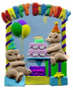Happy Birthday Plaster Plaque