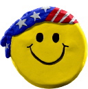 Happy Face USA Plaster Plaque