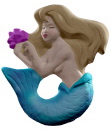 Flower Mermaid Plaster Plaque