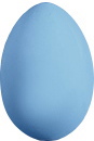 Egg for Decorating Plaster Statue