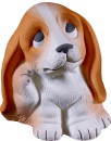 Hound Puppy Scratching Ear Statue