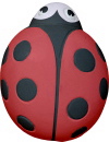 Round Ladybug Plaque