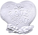 Quilted Heart I Love You Plaque