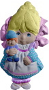 Girl with Doll Plaster Plaque