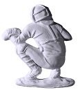 Baseball Catcher Plaster Plaque